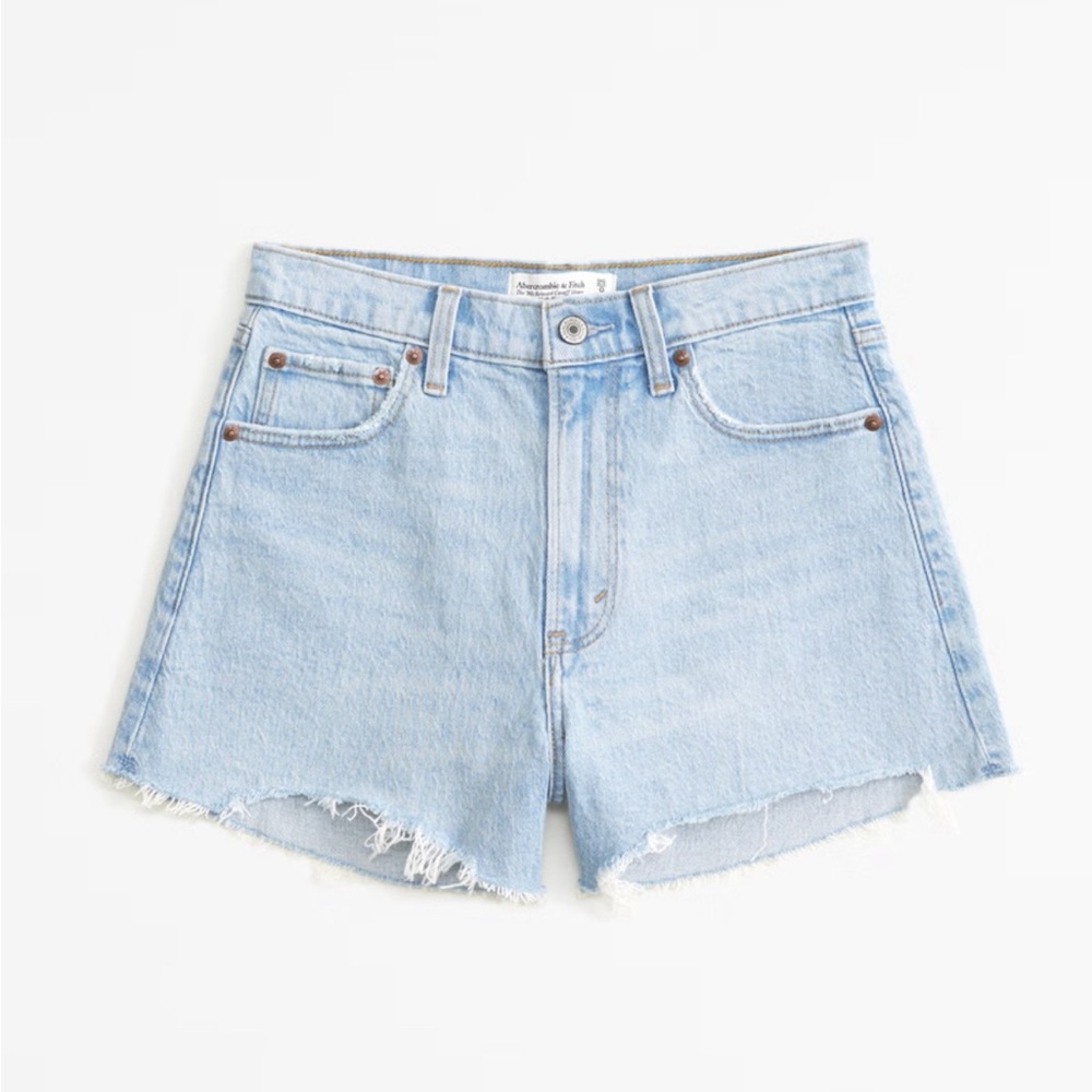 Abercrombie and Fitch Light Blue Denim Women's Shorts